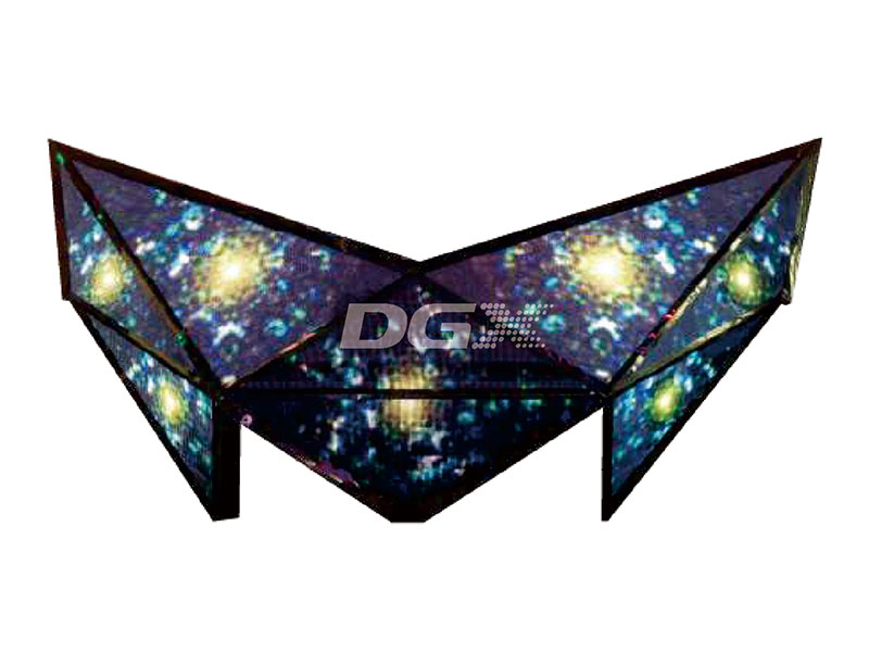 LED-DJブースAngelWing｜LEDビジョン・LEDパネルのことならFND株式会社