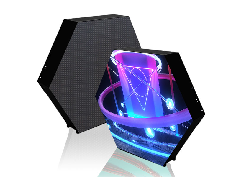カスタムLED六角形カスタムLED六角形大2｜LEDビジョン・LEDパネルのことならFND株式会社