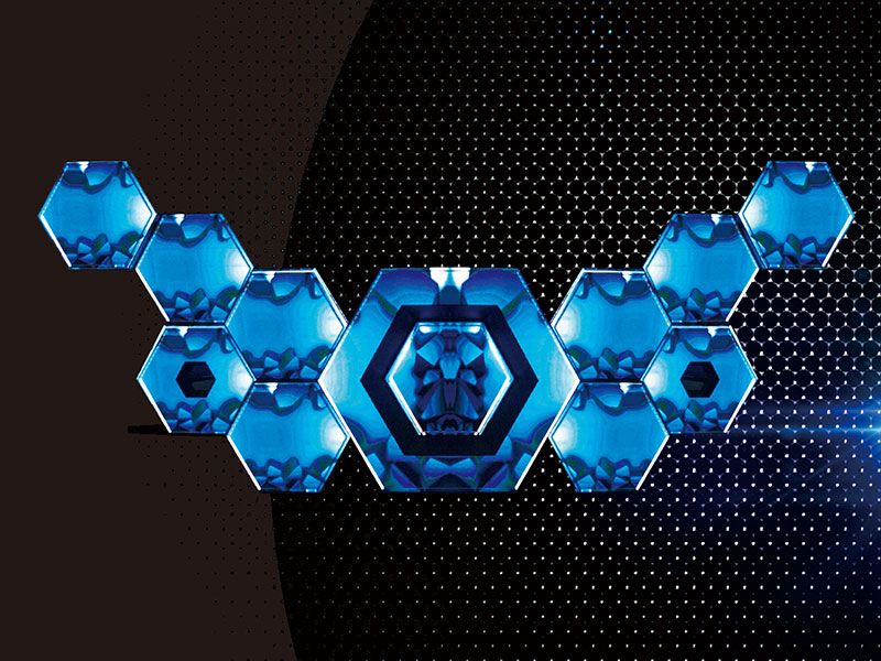 LED-DJブースbee-nest_l3｜LEDビジョン・LEDパネルのことならFND株式会社