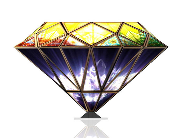 LED-DJブースdiamonds｜LEDビジョン・LEDパネルのことならFND株式会社