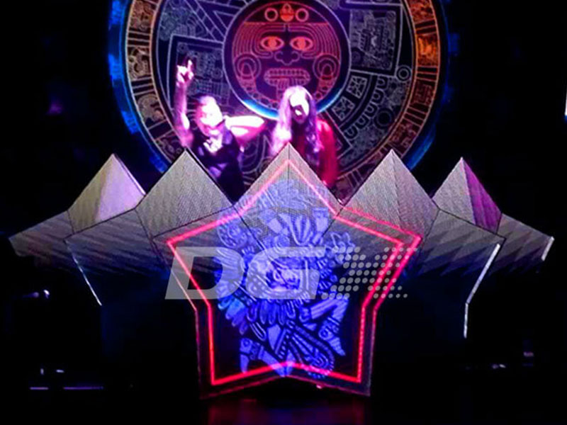 LED-DJブースfive-stars3｜LEDビジョン・LEDパネルのことならFND株式会社